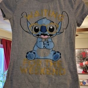 3 "stitch" t- shirts , Disney size small